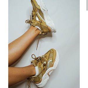 Salted Caramel Tennis Shoes NWT